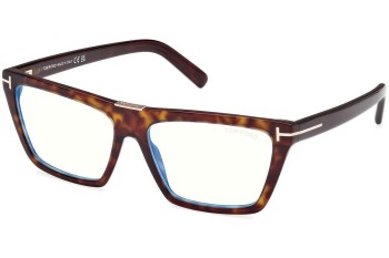 Brillen Tom Ford FT5912-B 052 Quadratisch Havanna