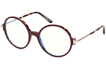 Brillen Tom Ford FT5914-B 071 Rund Rot