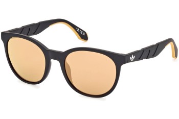 Sonnenbrille Adidas Originals OR0102 02G Rund Schwarz