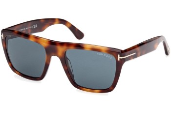 Sunglasses Tom Ford Alberto FT1077 53V Quadratisch Havanna