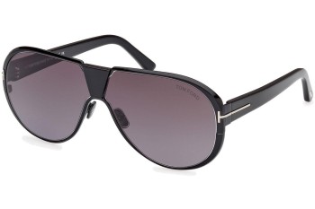 Sunglasses Tom Ford Vincenzo FT1072 01B Pilot Schwarz