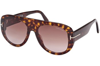 Sonnenbrille Tom Ford Cecil FT1078 52T Pilot Havanna