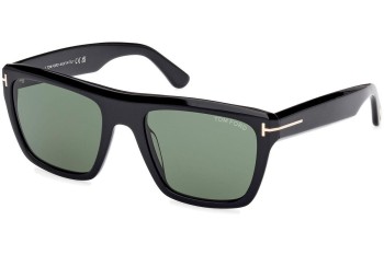 Sonnenbrille Tom Ford Alberto FT1077 01N Quadratisch Schwarz