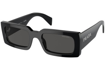 Sunglasses Prada PRA07S 1AB5S0 Rechteck Schwarz