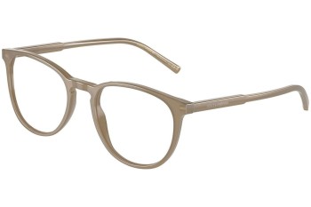 Glasses Dolce & Gabbana DG3366 3089 Rund Braun