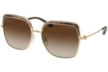 Sonnenbrille Michael Kors Greenpoint MK1141 101413 Quadratisch Gold