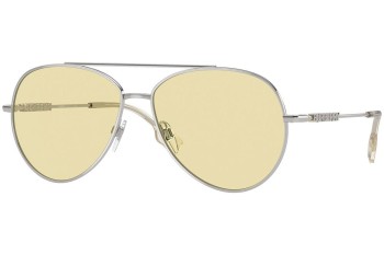 Sonnenbrille Burberry BE3147 1005M4 Pilot Silber