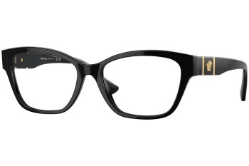 Glasses Versace VE3344 GB1 Cat Eye Schwarz