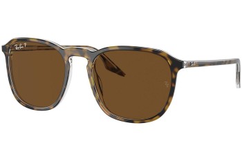 Sunglasses Ray-Ban RB2203 139357 Polarized Quadratisch Havanna