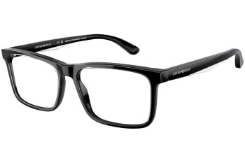 Glasses Emporio Armani EA3227 6051 Rechteck Schwarz