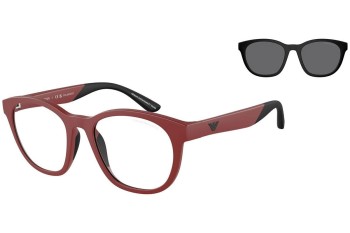 Sunglasses Emporio Armani EK4001 50771W Quadratisch Rot