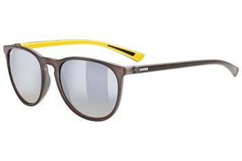 Sonnenbrille uvex LGL 43 2210 Rund Schwarz