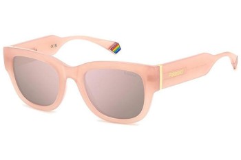 Sunglasses Polaroid PLD6213/S/X 35J/JQ Polarized Rechteck Rosa