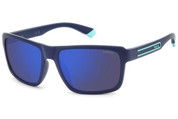 Sunglasses Polaroid PLD2158/S FLL/5X Polarized Rechteck Blau