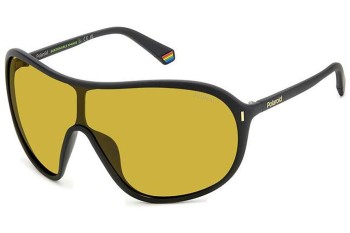 Sonnenbrille Polaroid PLD6216/S 003/MU Polarized Monoscheibe | Shield Schwarz