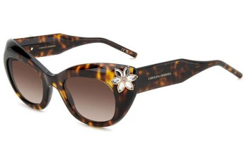 Sunglasses Carolina Herrera HER0215/S 086/HA Cat Eye Havanna