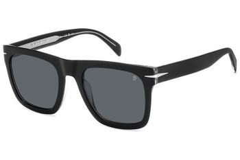 Sunglasses David Beckham DB7000/SFLAT 7C5/IR Rechteck Schwarz