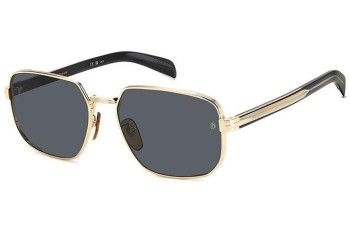 Sunglasses David Beckham DB7121/G/S RHL/IR Rechteck Gold