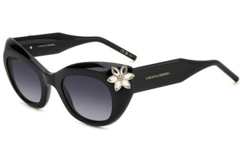 Sunglasses Carolina Herrera HER0215/S 807/9O Cat Eye Schwarz