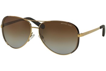 Sonnenbrille Michael Kors Chelsea MK5004 1014T5 Polarized Pilot Gold