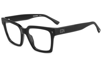 Brillen Dsquared2 ICON0019 807 Rechteck Schwarz