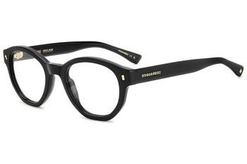 Glasses Dsquared2 D20131 807 Rund Schwarz