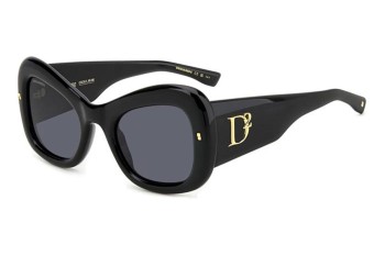 Sonnenbrille Dsquared2 D20137/S 2M2/IR Quadratisch Schwarz