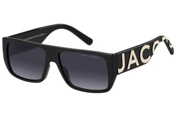 Sunglasses Marc Jacobs MARCLOGO096/S 80S/9O Flat Top Schwarz