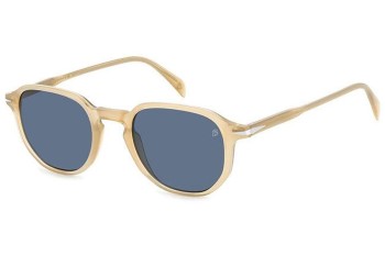 Sunglasses David Beckham DB1140/S HAM/KU Rechteck Beige