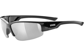 Sunglasses uvex sportstyle 215 Black S3 Rechteck Schwarz