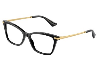 Glasses Dolce & Gabbana DG3393 501 Cat Eye Schwarz