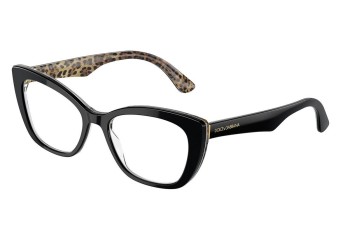 Brillen Dolce & Gabbana DG3360 3299 Cat Eye Schwarz