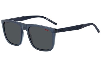 Sunglasses HUGO HG1304/S PJP/IR Flat Top Blau