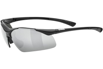 Sunglasses uvex sportstyle 223 Black S3 Rechteck Schwarz