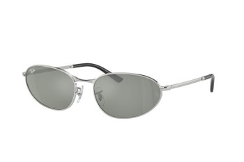 Sonnenbrille Ray-Ban RB3734 003/40 Oval Silber