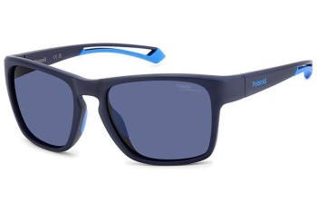 Sonnenbrille Polaroid PLD7052/S FLL/7I Polarized Rechteck Blau