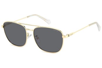 Sonnenbrille Polaroid PLD4172/G/S/X 2F7/M9 Polarized Rechteck Gold