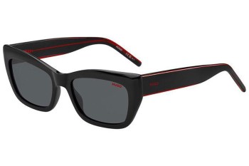 Sonnenbrille HUGO HG1301/S OIT/IR Rechteck Schwarz