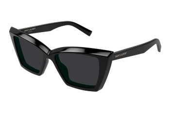 Sunglasses Saint Laurent SL657 001 Cat Eye Schwarz