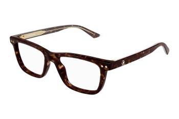 Glasses Mont Blanc MB0322O 006 Quadratisch Havanna