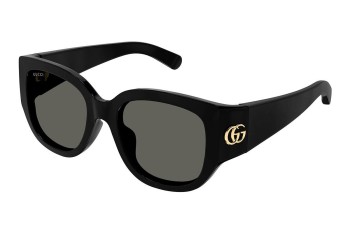 Sonnenbrille Gucci GG1599SA 001 Oval Schwarz