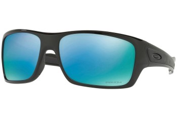 Sunglasses Oakley Turbine OO9263-14 PRIZM Polarized Rechteck Schwarz