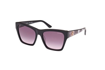 Sonnenbrille Guess GU00113 01B Quadratisch Schwarz