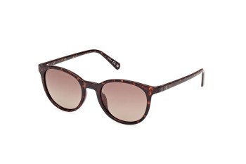 Sonnenbrille Guess GU00118 52H Polarized Rund Havanna