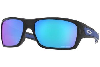 Sonnenbrille Oakley Turbine OO9263-56 PRIZM Rechteck Schwarz