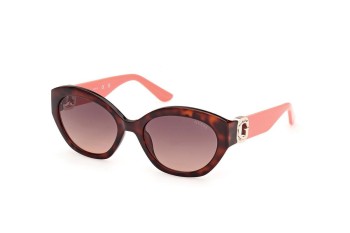 Sonnenbrille Guess GU00104 52F Oval Havanna