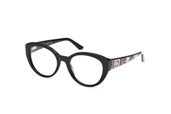 Glasses Guess GU50127 001 Rund Schwarz