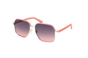 Sunglasses Guess GU00107 74B Quadratisch Gold