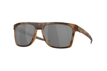 Sonnenbrille Oakley Leffingwell OO9100 910018 Polarized Quadratisch Havanna