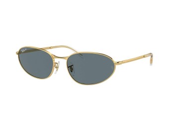 Sonnenbrille Ray-Ban RB3734 001/3R Polarized Oval Gold